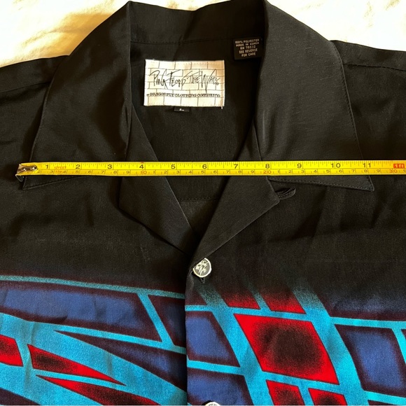 Vintage Pink Floyd “The Wall” Scream Face Button Up Shirt Size L - Picture 12 of 16